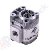 product Gruppe 10 Hydraulik Zahnradpumpe , 1.6 cc/rev, linksherum , 2-Loch-Gewindeflansch 45.24 mm , V-förmige Welle , NPTF ports thumb