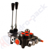 product 80 Liter Monoblock Regelventil, 2P80 , zwei Spulen , G 1/2" , open center Spule thumb