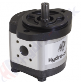 product Group 20 Hydraulic Gear Pump, 12 cc/rev, clockwise , SAE-A 2 bolt flange , 9 teeth splined SAE shaft , 20C12X104 thumb