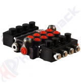 product Magnetgesteuertes Regelventil 80 Liter, 4Z80 , 4 Spulen , G 1/2" , open center Spule, 12 V thumb