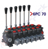 product 70 Liter Sektionales Regelventil, 6PC70 , 6 Spulen , G 1/2" , open center Spule thumb
